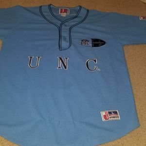Vintage UNC University Of North Carolina J-Plus Team Sports Jersey Mens L.